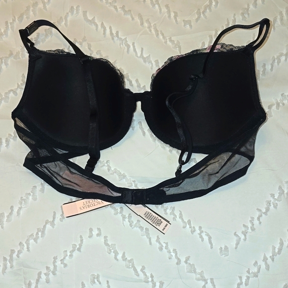 NWT Victoria's Secret Sexy Tee Posey Lace Lightly Lined Demi Bra - Picture 3 of 4
